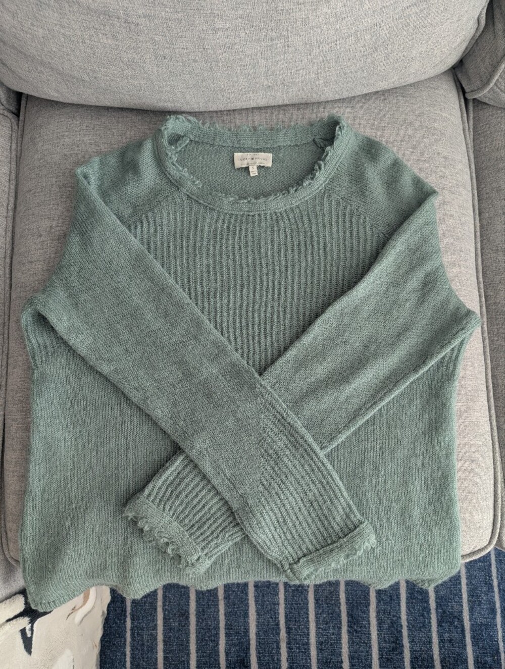 Lucky Brand Seafoam Green Sweater
